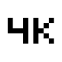4K Upscaling Icon