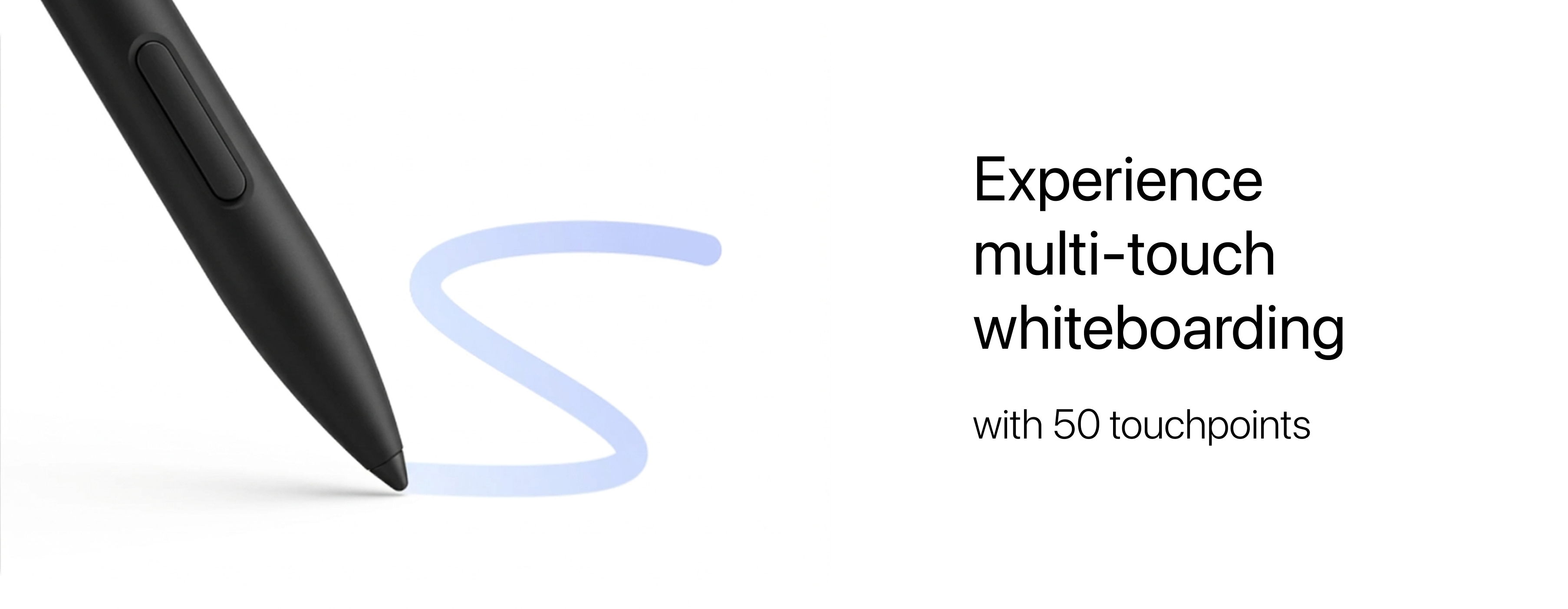 Experience multi-touch whiteboarding